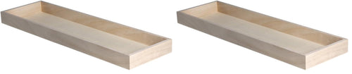 Rayher 62689000 Holz-Tablett zum Dekorieren, 45 x 13,5 cm, Randhöhe 2,3 cm, Bodenstärke ca. 2 - 3 mm, Holzschale rechteckig, Beige