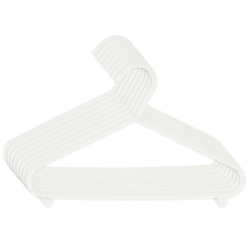 Bieco 04-014147 - Kinder Kleiderbügel im 8er Set, perlmutt