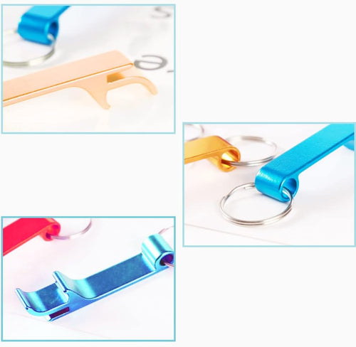 3 Stück Flaschenöffner Schlüsselanhänger, Bieröffner Schlüsselring, Bier Flaschenöffner, Bottle Opener Schlüssel Keychain