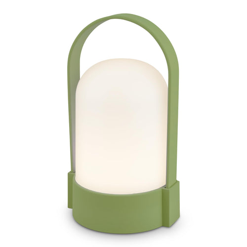 BRILONER - LED Tischlampe kabellos IP44 mit Touch, dimmbar in Stufen, USB-C, Akku tauschbar, Nachttischlampe, Leselampe, LED Lampe, Campinglampe, Tischleuchte, Akku Lampe, Outdoor, 9x8x15,5 cm, blau