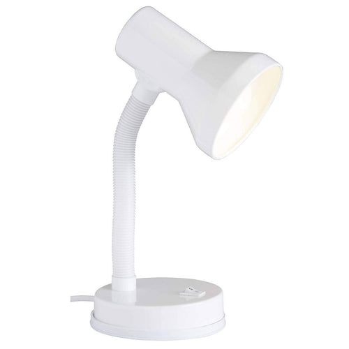 Brilliant Junior Tischlampe schwarz, Flexarm, Kippschalter, E27