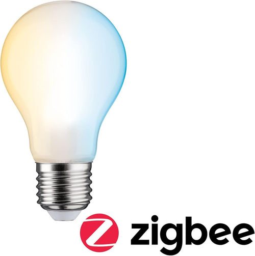 Paulmann 50391 LED Lampe Birne Smart Home Zigbee Filament E27 230V 470lm 4,7W Matt dimmbar Tunable White Leuchtmittel 2200-6500 K
