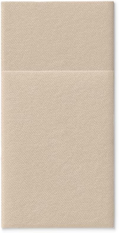 PAW Stoffähnliche Besteckservietten 1/8-Falz, 25 Stück - Beige