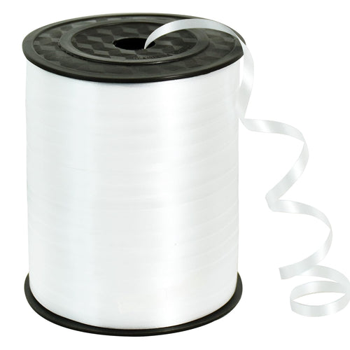 450 Meters Geschenkband Weiss - Gold 5mm Geschenkbänder luftballon schnur - luftballon band Luftballons Hochzeit Geschenkverpackung für Weihnachtsdeko, Ballonverschlüsse, Geschenkverpackung