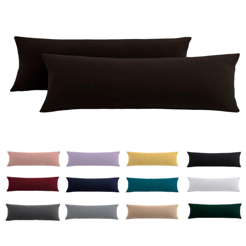 Beqnat Kissenbezug 40x40 2er Set, Anthrazit, 100% Mikrofaser