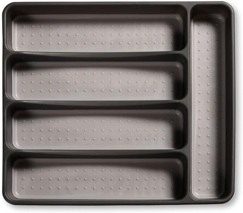 KESPER | Besteckkasten mit 5 Fächern, PP-Kunststoff, grau | 30091