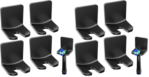 4 Pack Elektrische Zahnbürste Halterung, Selbstklebende elektrische zahnbürste Halter für die Wandmontage, Zahnbürstenhalter für die Aufbewahrung im Badezimmer, weiß
