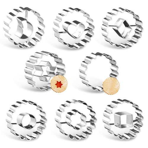Ausstechformen Weihnachten Ausstecher Wichtel, 4PCS Keksausstecher Weihnachten aus Edelstahl, Plätzchenausstecher Wichtel, Elchkopf, Elch, Schneeflocke Ausstecher für Torten Fondant Kekse Backen