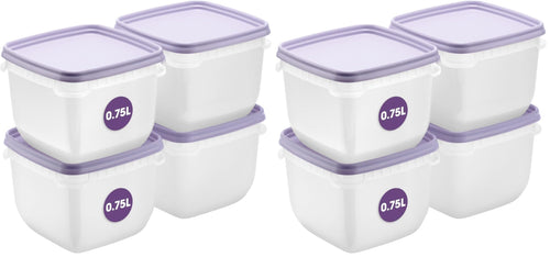 SmartStore flache Frischhaltedosen mit Deckel 2x 1,2L, 24x12x6,5cm