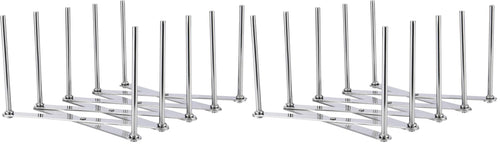 GRÄWE Deckelhalter, Tellerhalter, Spareribs-Halter, aus Edelstahl, Halter für Deckel & Teller, verstellbarer Topfdeckelhalter mit 4 anpassbaren Nischen