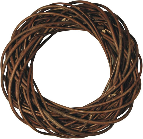 Rayher Hobby Rayher 65007000 Weidenkranz ungeschält, ca. 25 cm ø, Höhe ca. 6 cm, Adventskranz, Türkranz, Naturkranz, Weidenring, Kranz aus Weide, Natürlich