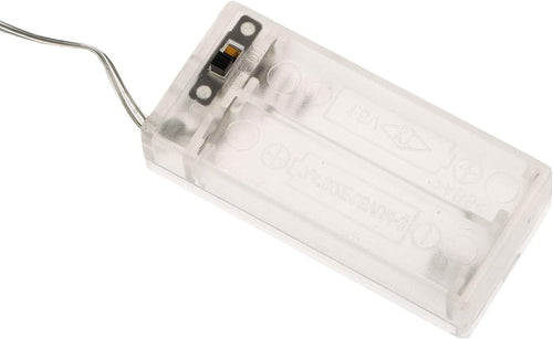 Idena Micro Lichterkette Innen 10 LEDs in Warmweiß, 1,2 m