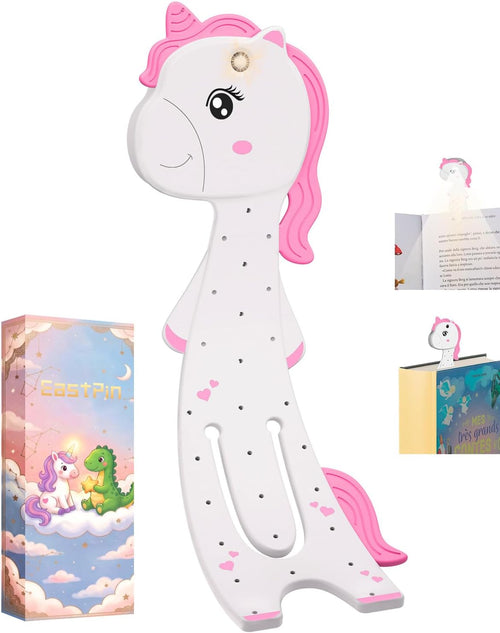 Einhorn Geschenke für Mädchen Leselampe Kinder Lesezeichen 2 in 1