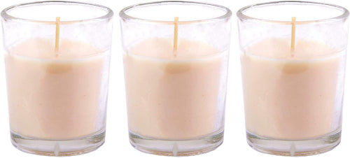 Duftkerzen im Glas, Vanille, warm & süß, 3er-Kerzenset