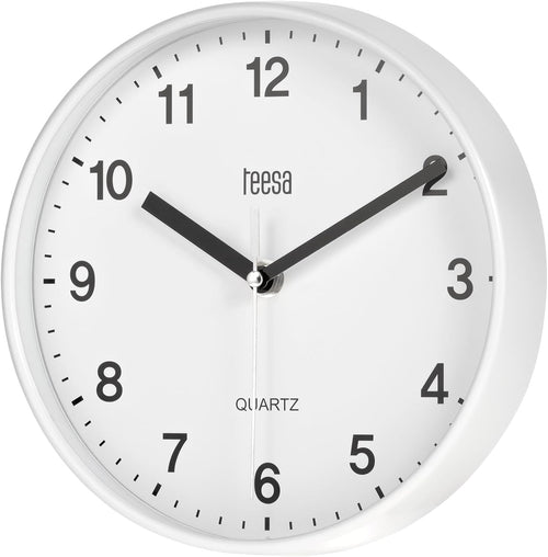 Teesa Wanduhr Analog Wand Universal 20 cm TSA0038 Weiß