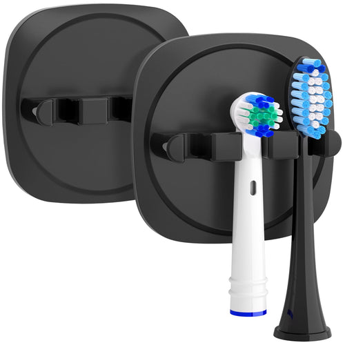 4 Pack Elektrische Zahnbürste Halterung, Selbstklebende elektrische zahnbürste Halter für die Wandmontage, Zahnbürstenhalter für die Aufbewahrung im Badezimmer, weiß