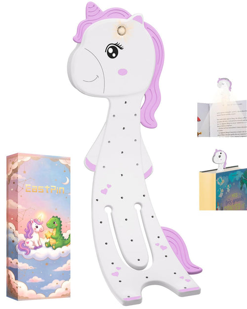 Einhorn Geschenke für Mädchen Leselampe Kinder Lesezeichen 2 in 1