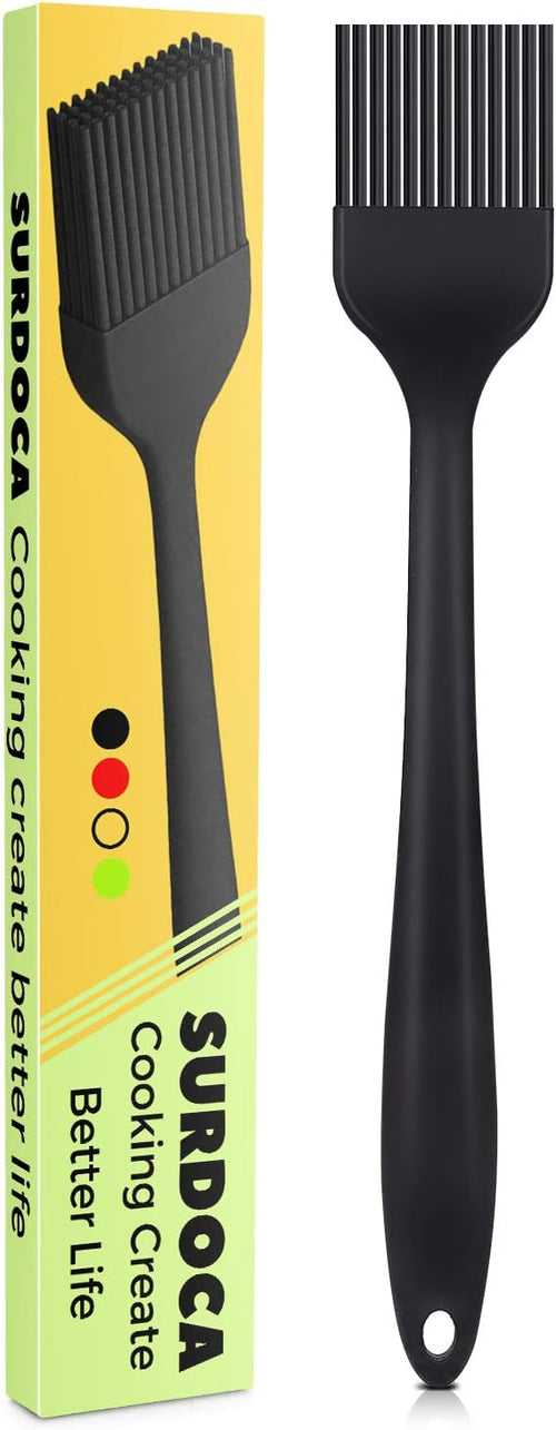 SURDOCA Backpinsel Silikonpinsel Küchenpinsel Kochpinsel - 1PC 8.2" BPA-freies 446℉ (230℃) Wärmebeständigkeit Silikon in Lebensmittelqualität Pinsel Küche, Garten Grills & Zubehör Grillbesteck Pinsel