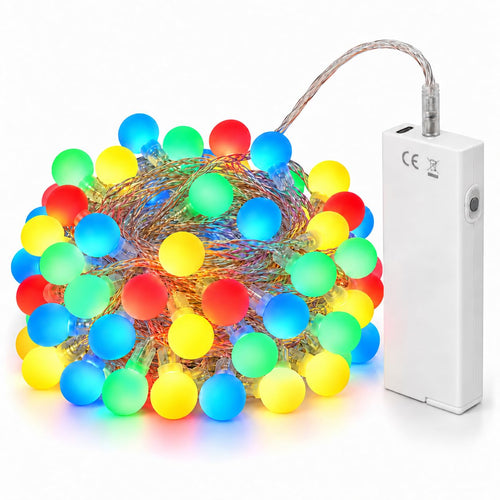 Mini Lichterkette aufladbar, 5M 50LED, Warmweiß