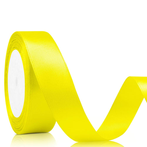 Geschenkband Satinband 22 m x 20 mm Weiß für Geschenkverpackung & Hochzeit