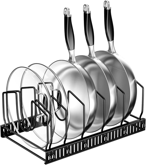 Fousenuk Topfdeckelhalter, Topfdeckel Aufbewahrung mit 7 Verstellbaren
