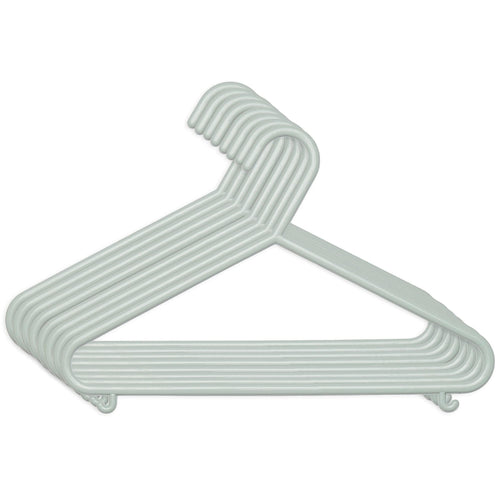 Bieco 04-014147 - Kinder Kleiderbügel im 8er Set, perlmutt