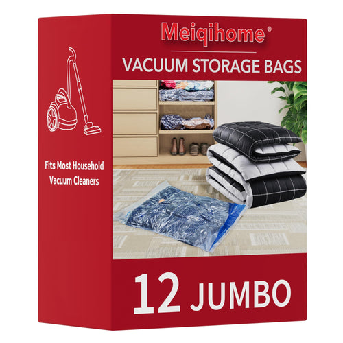 MEIQIHOME 8 Vakuumbeutel für Kleidung in 3 Größen