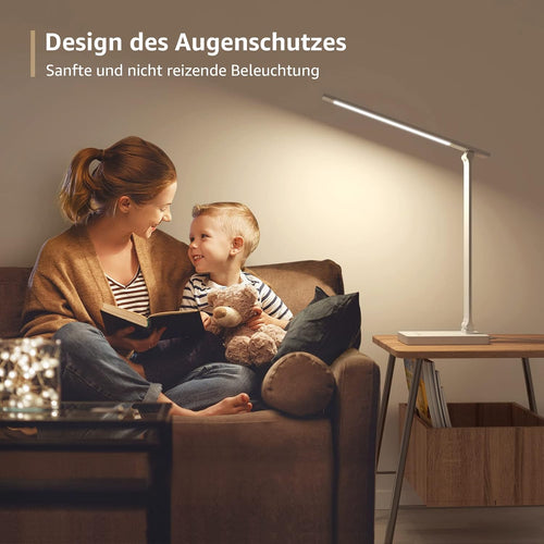 Lepro LED Schreibtischlampe 16W, 700LM, 3 Farbmodi & 5 Helligkeitsstufen