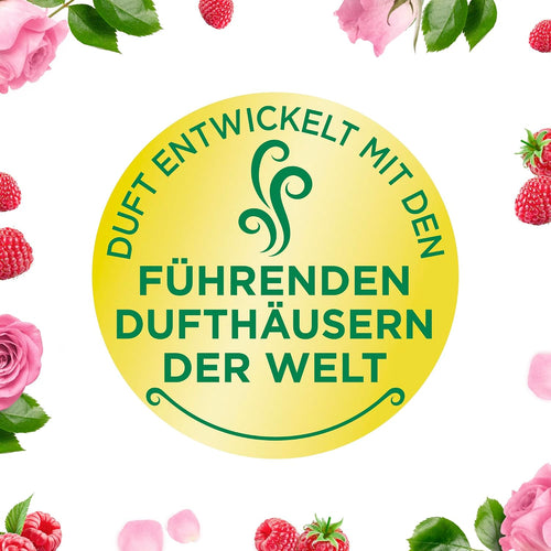 Air Wick Wohlfühl-Duftkerze DUO im Glas – Duft: Raspberry Rose Splash – Enthält natürliche ätherische Öle – Duftkerzenset mit je 2 Kerzen