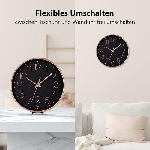 ACCSHINE Wanduhr Ohne Tickgeräusche Modern 20cm