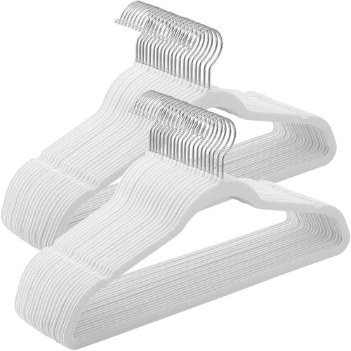 SONGMICS Kleiderbügel Samt, 20er Set, 42 cm breit, dünn, gut belastbar