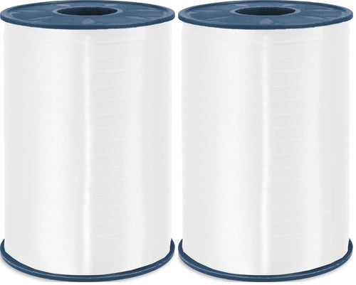 C.E. PATTBERG Geschenkband rot, 250 Meter Ringelband 10 mm zum Basteln, Dekorieren & Verpacken von Geschenken zu jedem Anlass