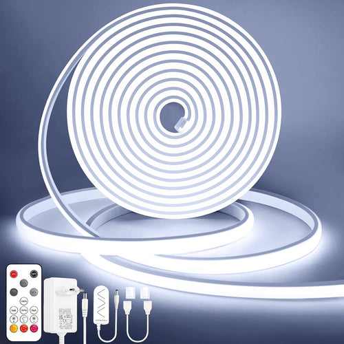 Lamomo COB LED Streifen, Warmweiss Dimmbar Leiste mit Fernbedienung, 5m 24V
