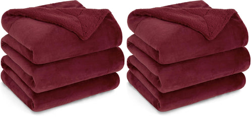 BEDSURE Sherpa Kuscheldecke Flauschig 150x200 - Sofadecke, Grau