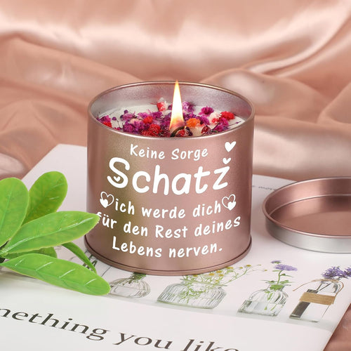 Jahrestag Geschenk für Sie, 9OZ Lavendel Kerze Geschenk Freundin Geburtstag