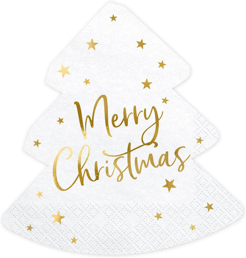 Servietten "Merry Christmas" 20Stk./33x33cm