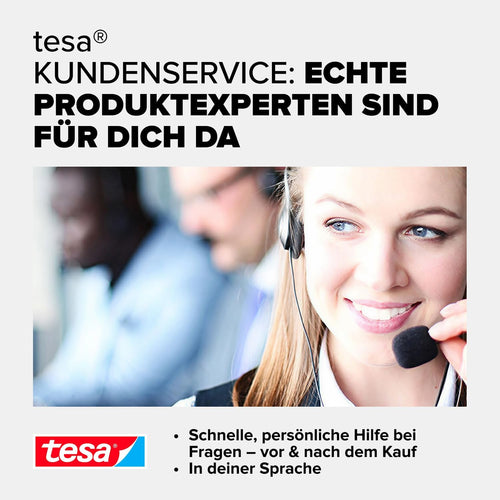 tesa Powerstrips Haken Large ECKIG - Weiß - 2 kg Halteleistung