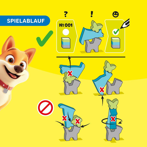 HABA Stacking Challenge Animals - Geschicklichkeitsspiel & Stapelspiel ab 6