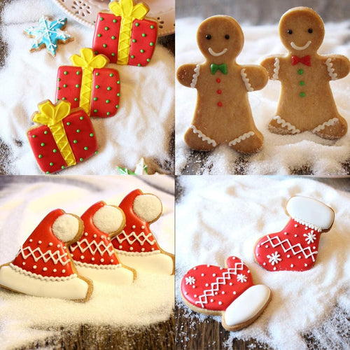20TLG Ausstechformen Weihnachten Plätzchen Ausstecher Keksausstecher Backen