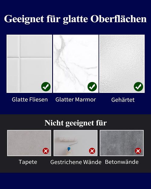 Kitsure Duschablage ohne Bohren, Badezimmer organizer, Large, Schwarz