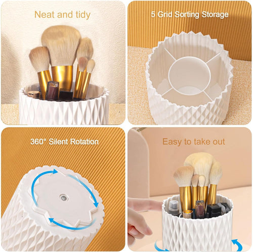 MumdoYAL Schminktisch Organizer,Badezimmer Organizer,Skincare Organizer,360° drehbare Aufbewahrung, geeignet für Frisiertisch, Schlafzimmer und Badezimmer (einzeln)