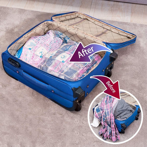 MEIQIHOME 8 Vakuumbeutel für Kleidung in 3 Größen