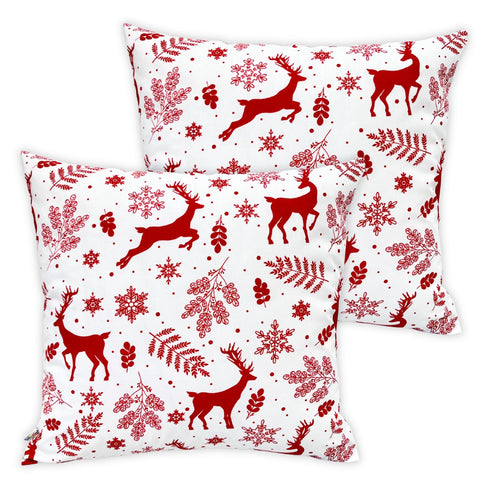 Kissenbezug 40x40 cm Baumwolle Zierkissenbezug mit Verstecktem Reißverschluss, Kopfkissenbezug, Kissenhülle, Sofakissenbezüge, Dekokissenbezüge für Wohnzimmer Sofa Couch Schlafzimmer
