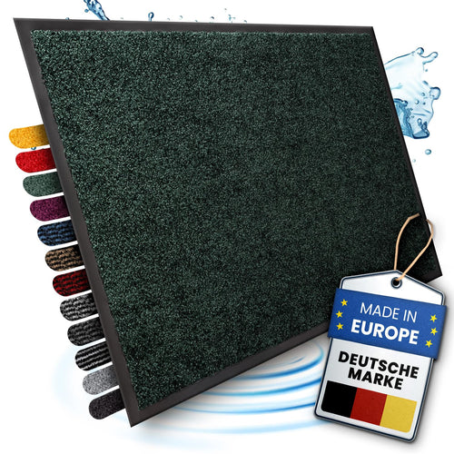Bodenständig® Saubere Schuhe Dank saugstarkem Stoff (robust) perfekte Größe Anthrazit in 40x60cm - Fußmatte innen, Fussmatte innen - Schmutzfangmatte für innen Türmatte