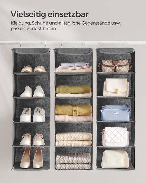 SONGMICS Hängeorganizer, 5 Fächer, Faltbar