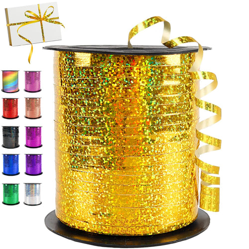 12 Rollen Geschenkband,10 m je Rolle Ringelband Bunt, Curling Ribbon Rolle für Hochzeit Partei Festival Dekoration Handwerk Geschenkverpackung Florist Luftballon