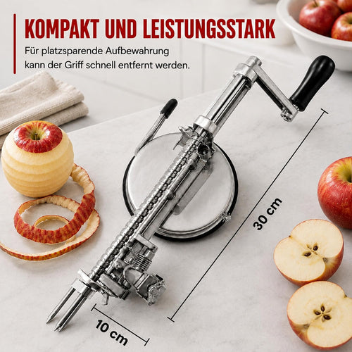GOODS+GADGETS® Apfelschäler & Apfelschneider 3-in-1 Apfelschälmaschine