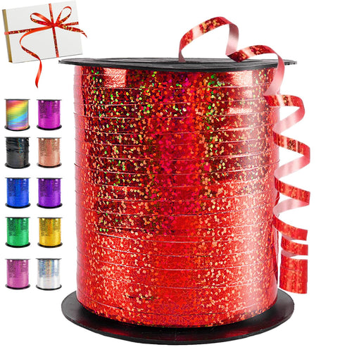 12 Rollen Geschenkband,10 m je Rolle Ringelband Bunt, Curling Ribbon Rolle für Hochzeit Partei Festival Dekoration Handwerk Geschenkverpackung Florist Luftballon
