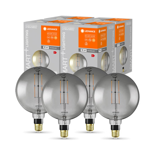 LEDVANCE E27 LED Lampe, SMART Home Wifi Edison Filament Stil Leuchtmittel mit 6W (540Lumen), Warmweiß (2500K) kompatibel mit Alexa, google oder App, Lampen im 1er-Pack