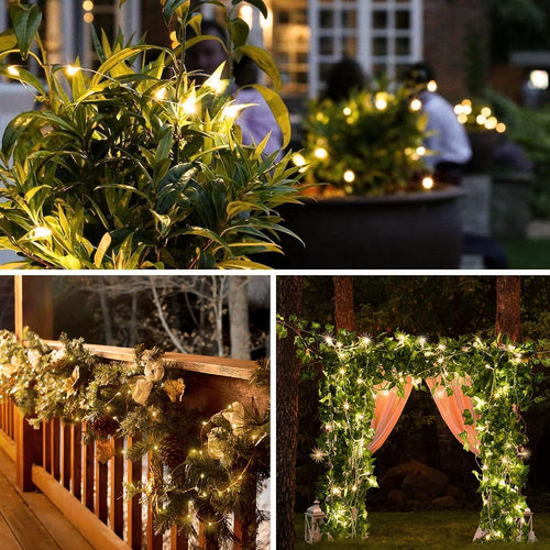 20M LED Lichterkette USB, 200LED mit Fernbedienung, 8 Modi und Timer